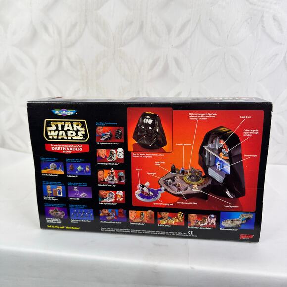 VTG 1997 Star Wars Micro Machines Transforming Action Set Darth Vader Galoob - Picture 5 of 7